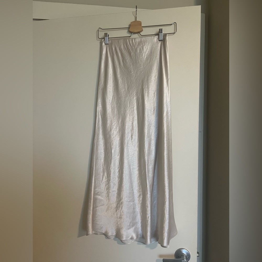 Aritzia Babaton Slip Satin Maxi Skirt